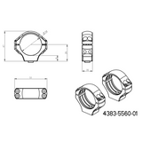 34mm távcső szerelékek | hosszú Picatinny QD alap 