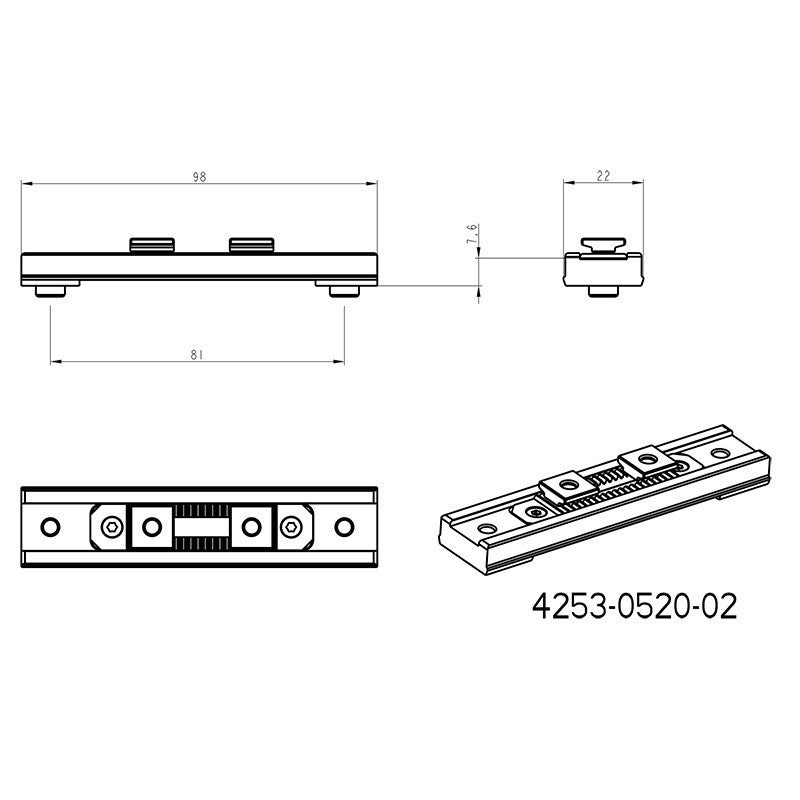 Adapter Swarovski Schine-hoz | Blaser alap 