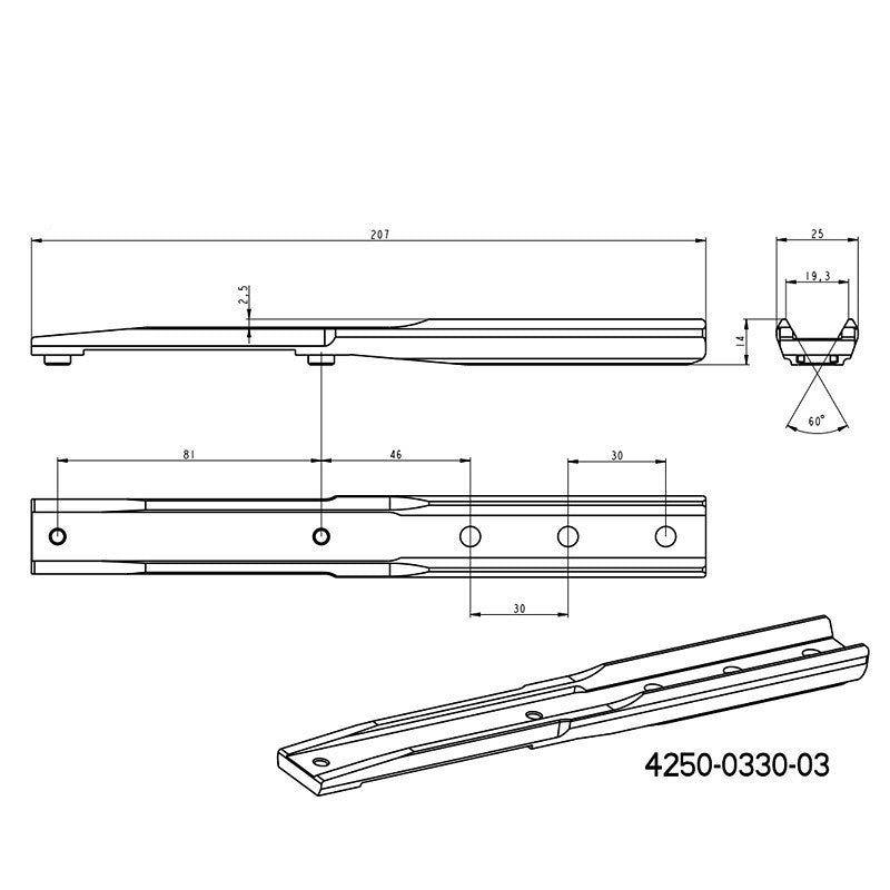 Adapter InfiRay Rico RL 42-höz, RH 50-hez | Blaser alap 