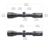 Vector Optics Kontinentális 2-12x50 SFP céltávcső 