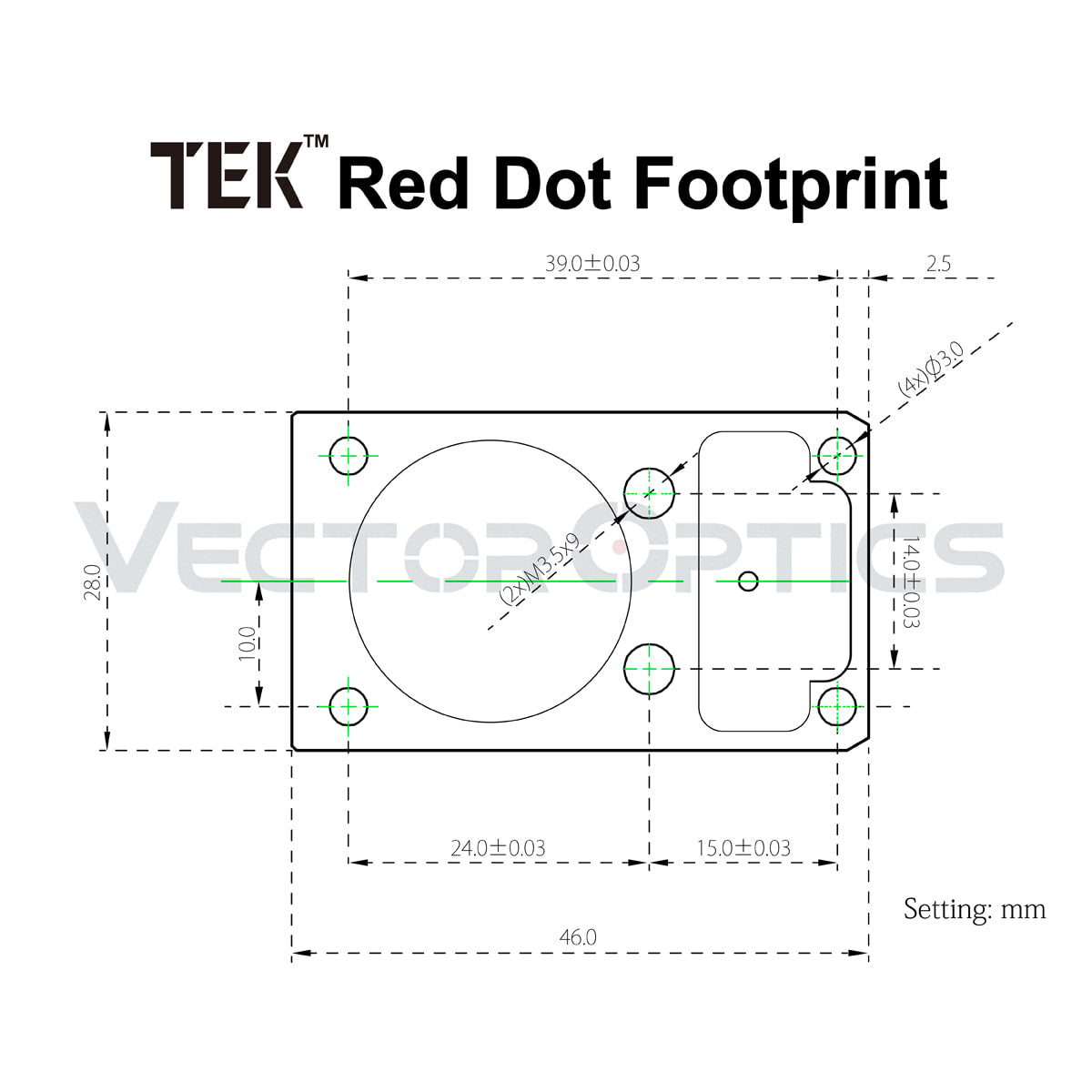 Vector Optics Őrület 1x17x24 red dot 