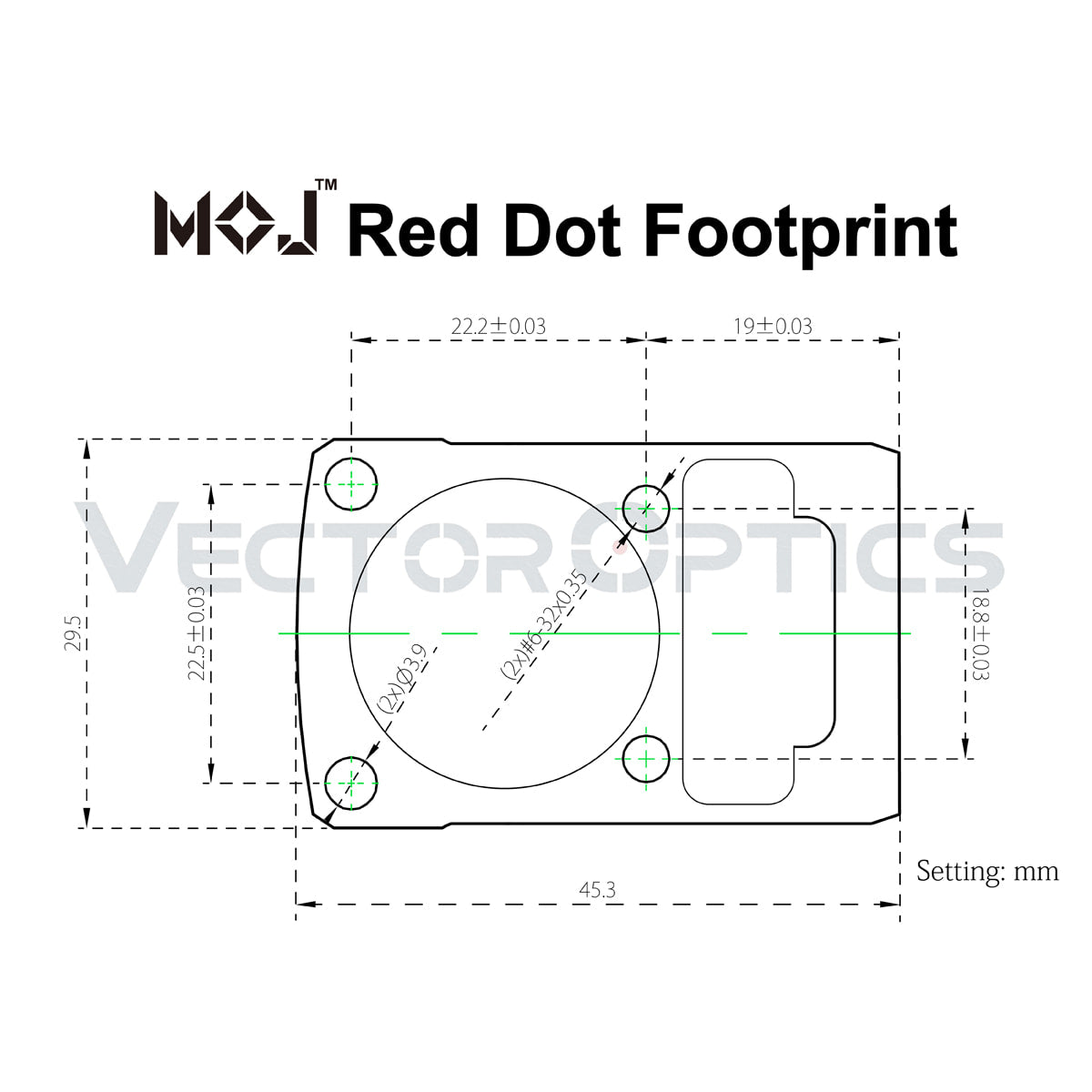 Vector Optics Őrület 1x22x26 MOS red dot 