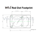 Vector Optics Őrület 1x22x26 MOS red dot 