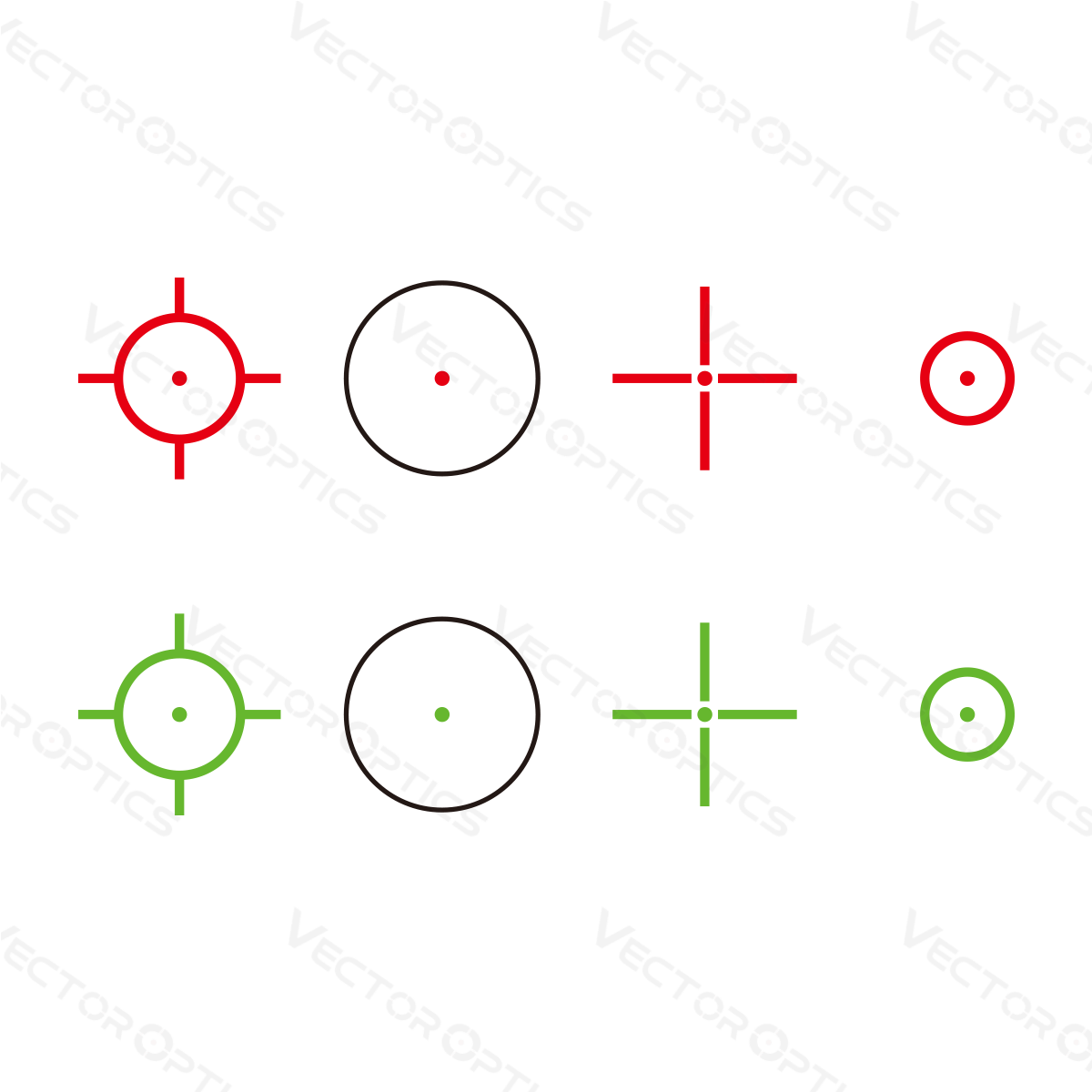 Vector Optics Omega 23x33 Négy Retikulum Reflex Irányzék red dot 