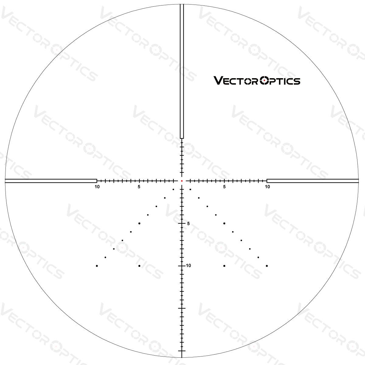 Vector Optics Veyron 6-24x44 IR Első Fókuszsík Megvilágított céltávcső 