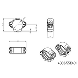 30 mm távcső szerelékek | hosszú Picatinny QD alap 